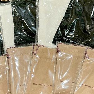 David Yurman jewelry pouches and cleaning cloths